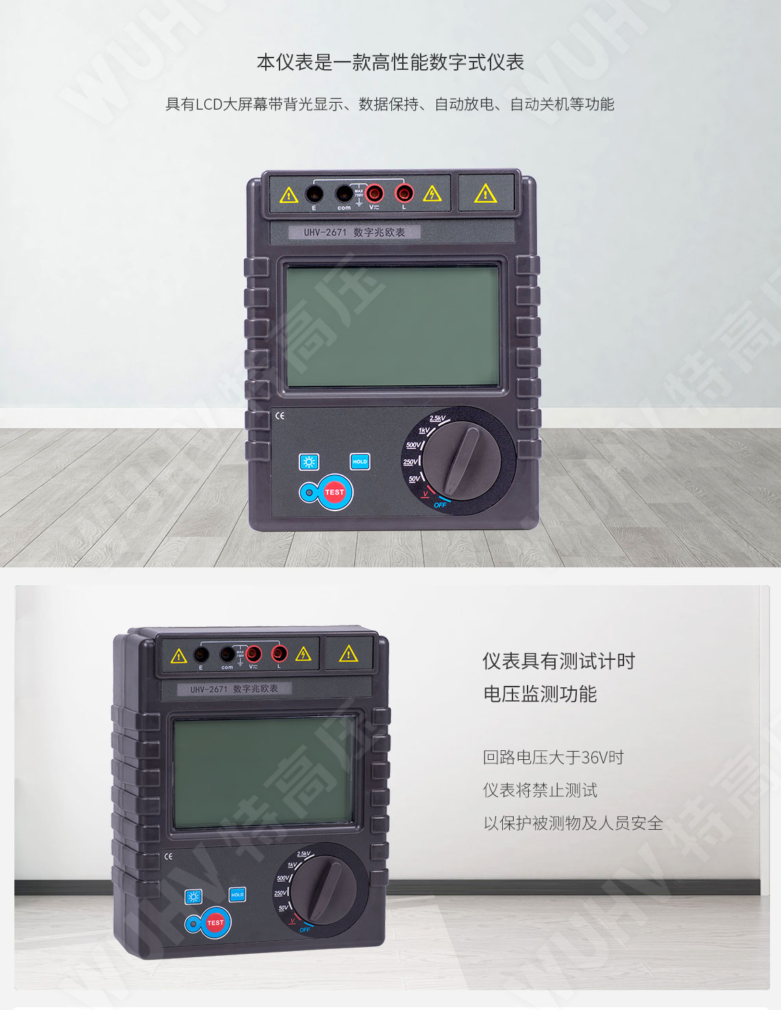 HT2671 數(shù)字兆歐表(2500V)(圖2)