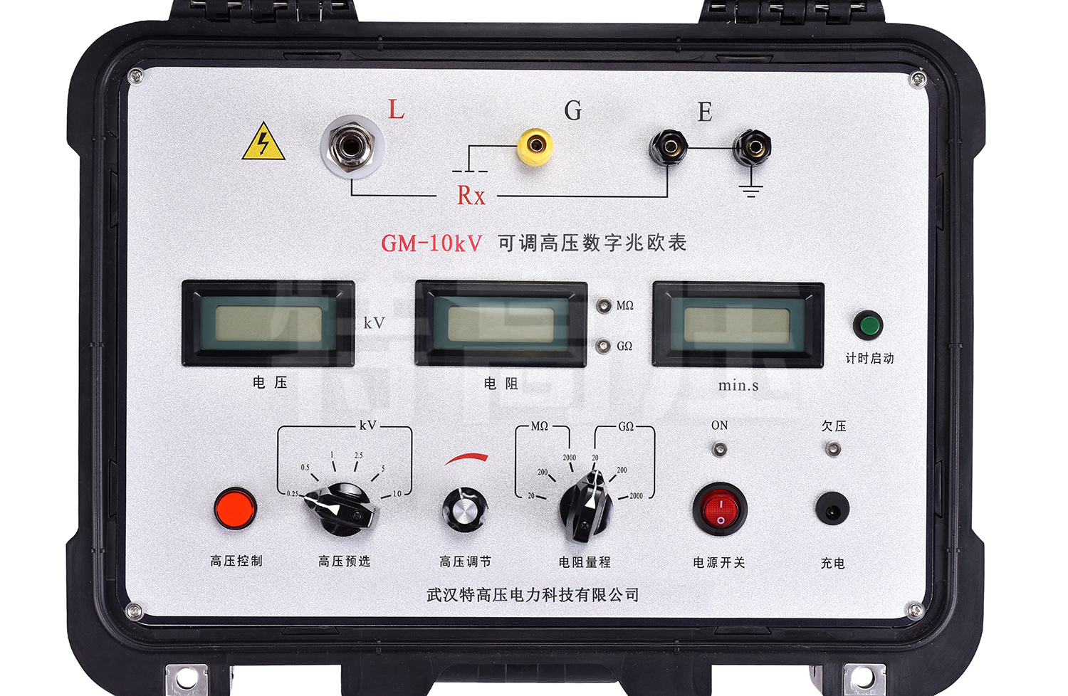 GM-10kV 可調(diào)高壓數(shù)字兆歐表