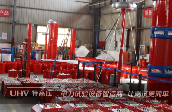 陜西老客戶采購特高壓電力串聯(lián)諧振裝置(圖1)